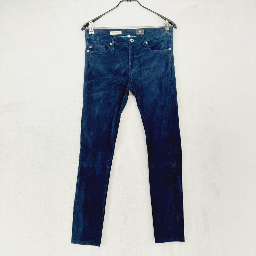 Ag Adriano Goldschmied The Legging Ankle Blue Denim Jeans P4566